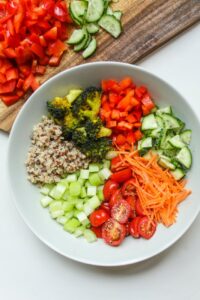 photo of a healthy salad