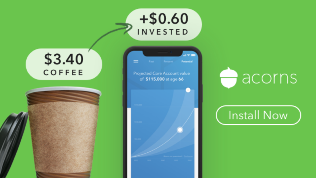 How Acorns save your pocket change and grows your secret fund. 
