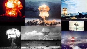 different nuclear bomb blasts