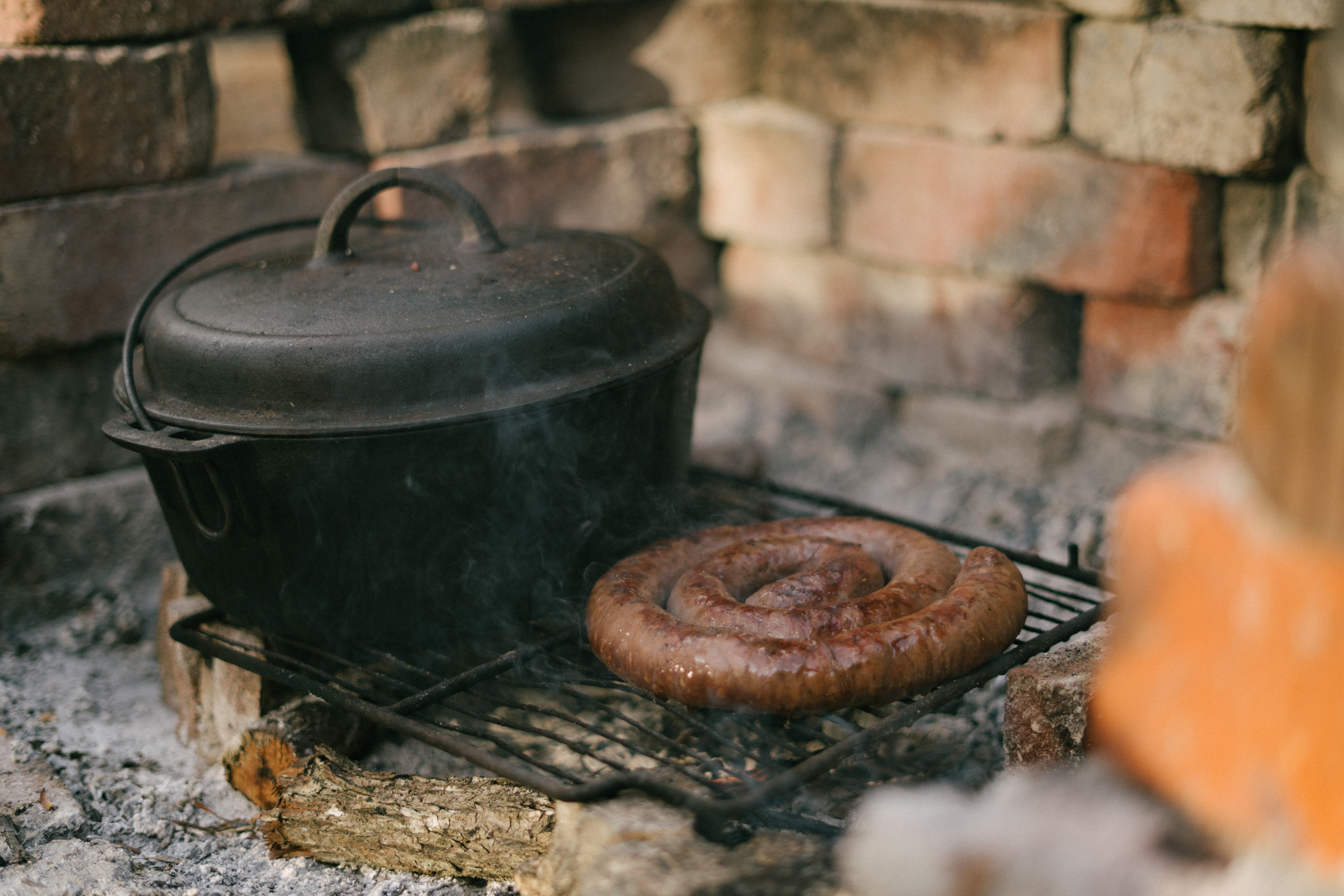 Dutch ovens can cook a lot of different foods off the grid. 